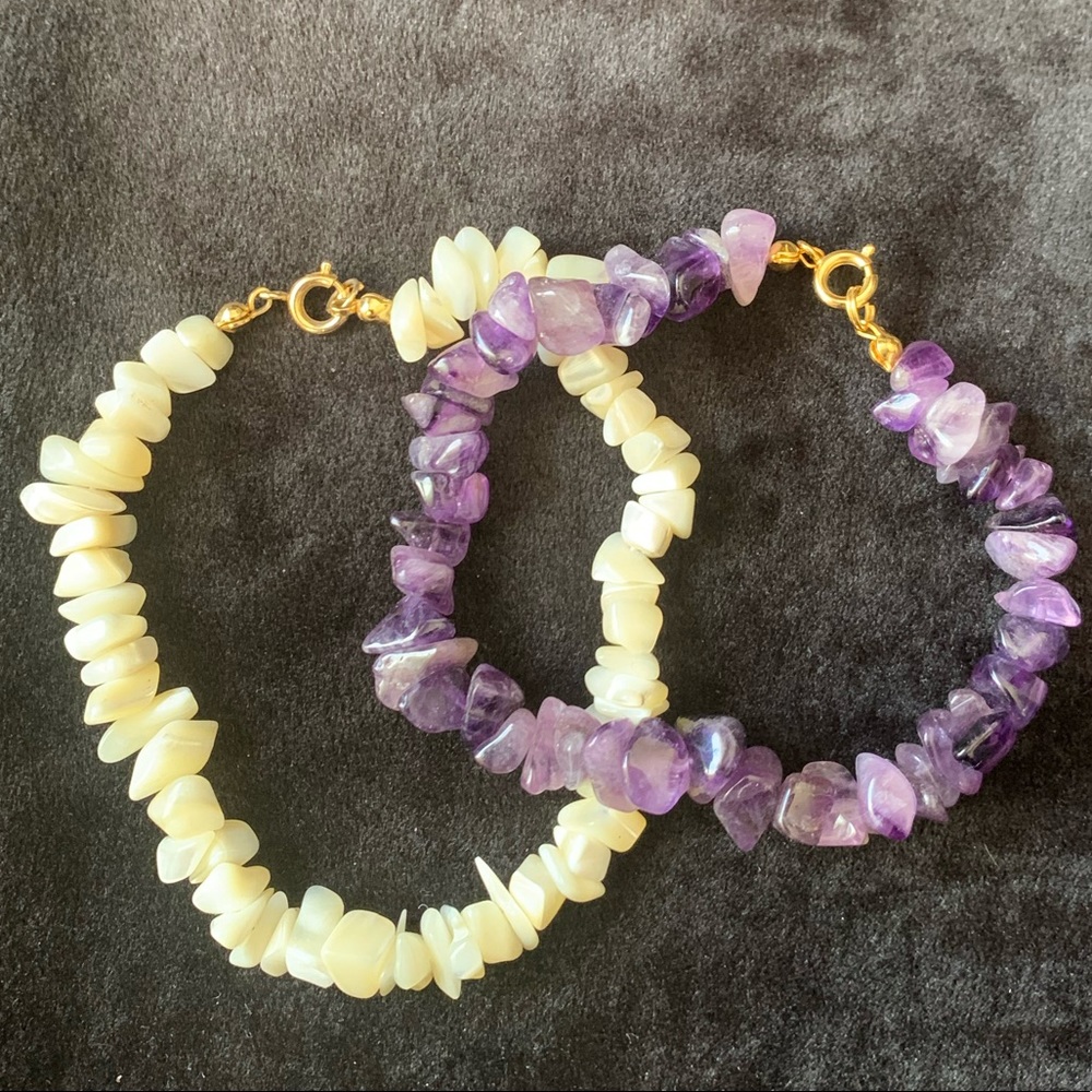3/$10 🔆 Natural Stone Bracelet Set